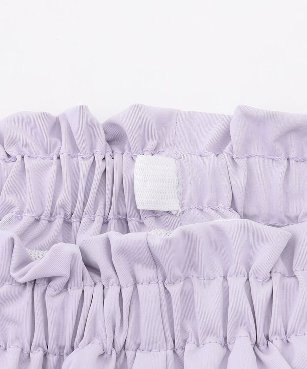 組曲 KIDS 【SS-Lサイズ】 ボタニカルフラワースイムウェア(セパレート) ラベンダー