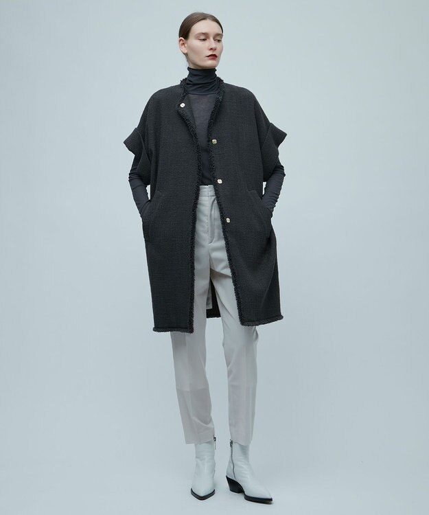 BEIGE， SORE / ハイネックカットソー C.Gray