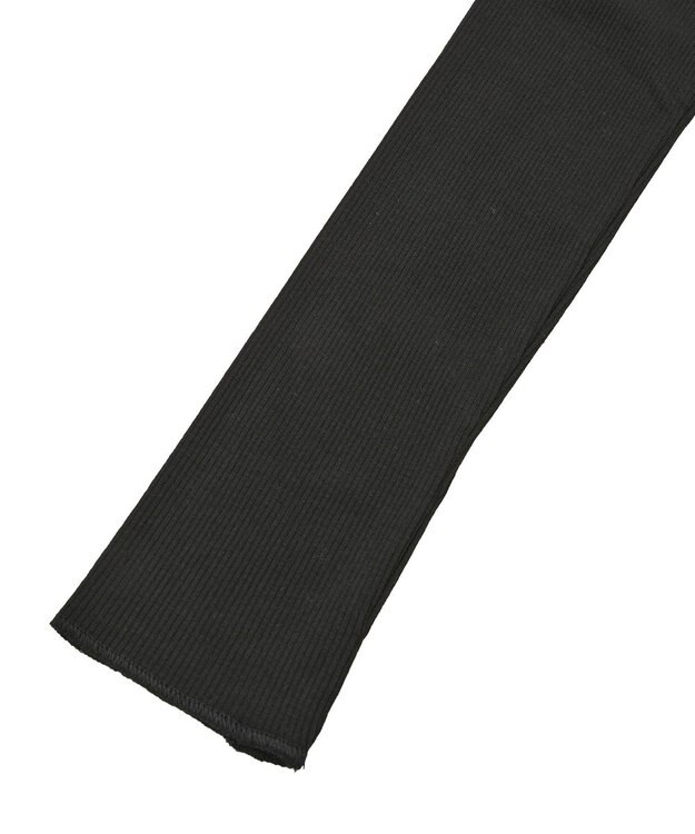 earth music&ecology リブタートルネックプルオーバー Black