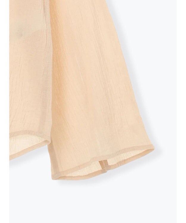 Te chichi クレープフレアスリーブブラウス【AOYAMA FASHION ASSOCIATION × Te chichi】 オレンジ