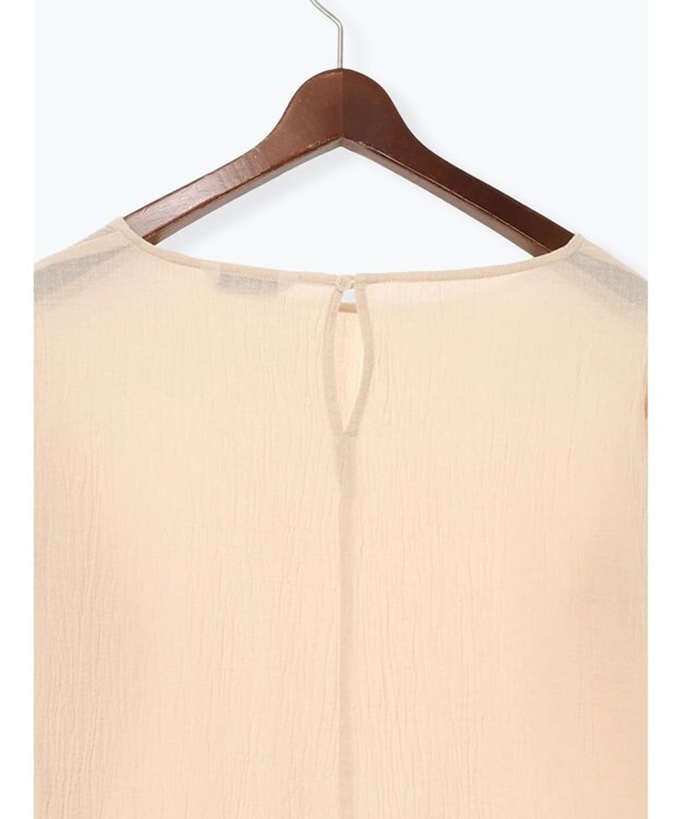 Te chichi クレープフレアスリーブブラウス【AOYAMA FASHION ASSOCIATION × Te chichi】 オレンジ