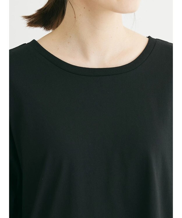 Green Parks 前後でも着れちゃう万能長袖ロンＴ Black