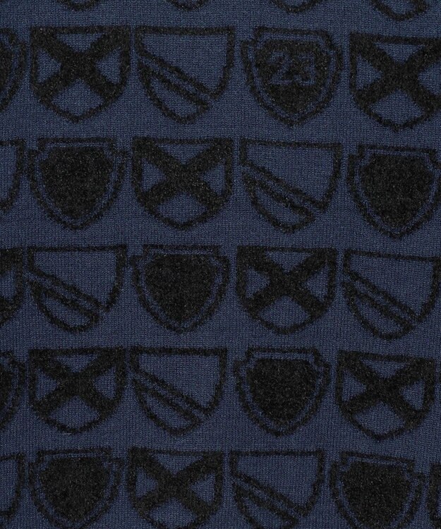 23区GOLF 【MEN】エンブレムジャカードセーター ネイビー系5