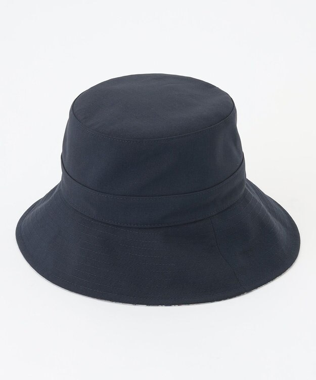 J.PRESS LADIES 【洗える・UVカット・畳める】LIBERTY HAT ネイビー系