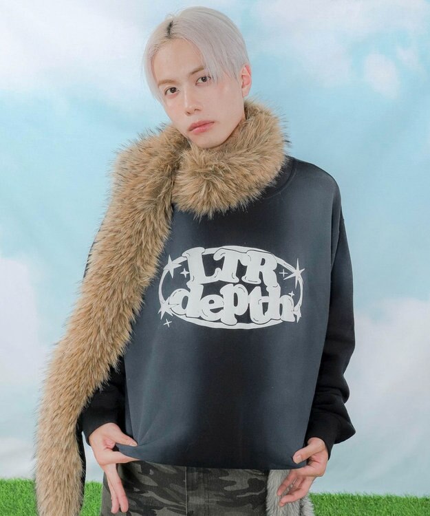 WEGO 【ユニセックス着用ITEM】サークルロゴプルオーバー ブラックその他