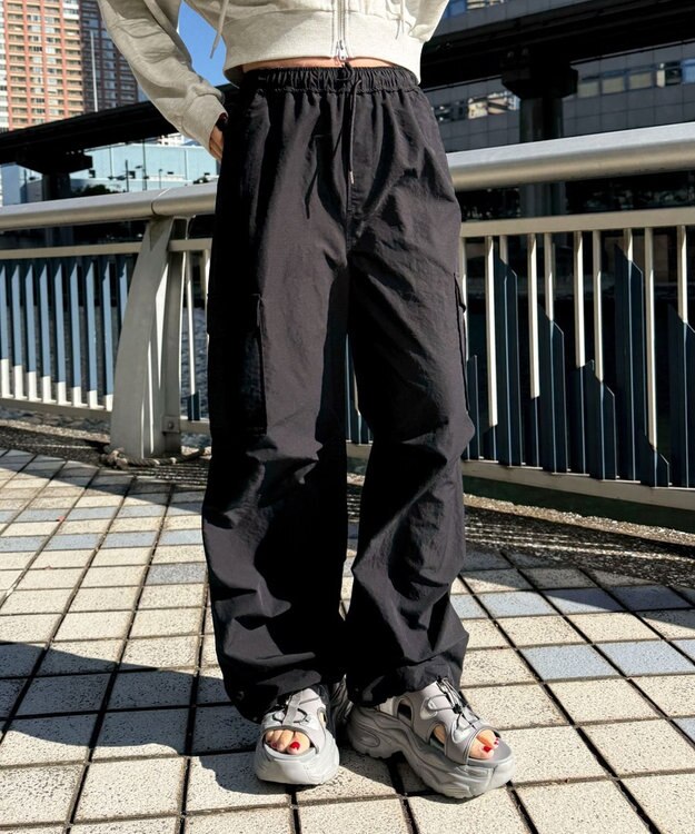 WEGO 【SMLXLサイズ展開】クリアライトソールレースアップサンダル グレー