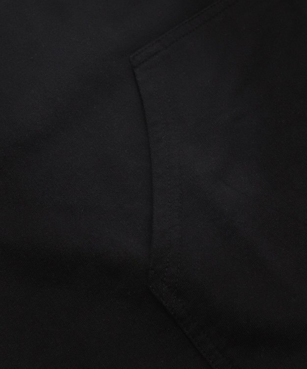 WEGO ノースリーブグラフィックZIPパーカー ブラック