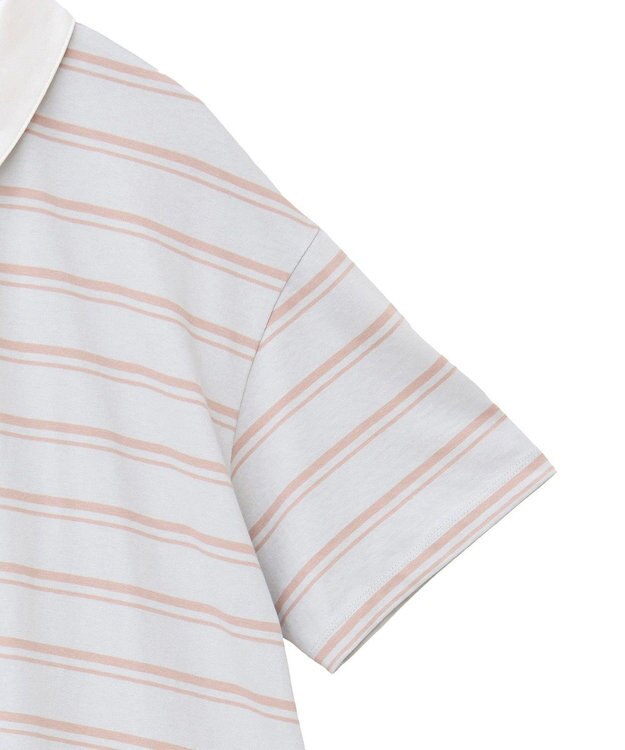 Green Parks ・ＳＵＧＡＲ　ＳＰＯＯＮ　ボーダーポロワンピース Light Gray