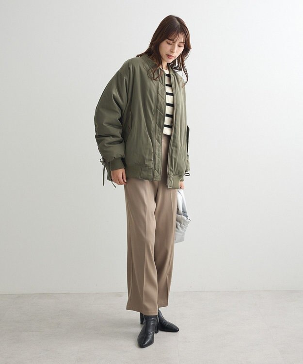 Green Parks ・ＥＬＥＮＣＡＲＥ　ＤＵＥ　カーブパンツ Gray Beige