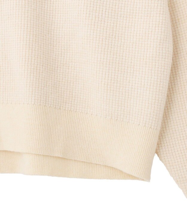 AMERICAN HOLIC ワッフルライクニットプルオーバー Ivory