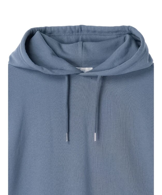 CRAFT STANDARD BOUTIQUE 裏毛袖レイヤード風パーカー Sax