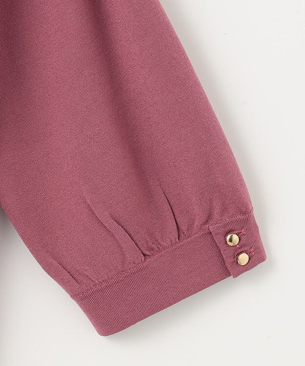 J.PRESS LADIES L 【洗える】レーヨンエリートストレッチ ギャザースリーブ ニット ローズピンク系