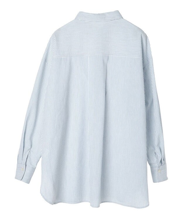 earth music&ecology サッカーレギュラーシャツ Blue