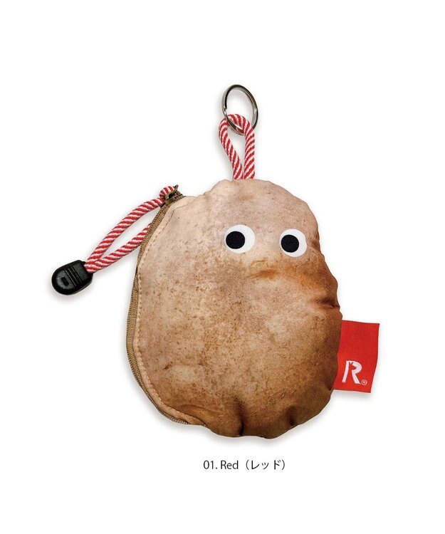 ROOTOTE 6769【Calbee×ROOTOTE】IP.ウイズルー.カルビーポテトポーチ-A 01：レッド