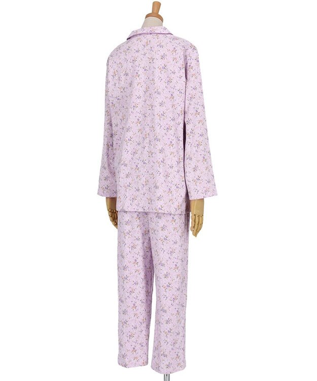 Wing パジャマ 長袖 長ズボン 綿100%(本体) レディース EP7040 ウイング／ワコール ピンク