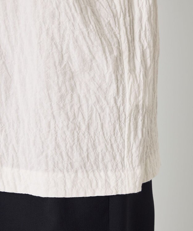 NAVE 【Nave】クラッシュコットン ブラウス ホワイト系