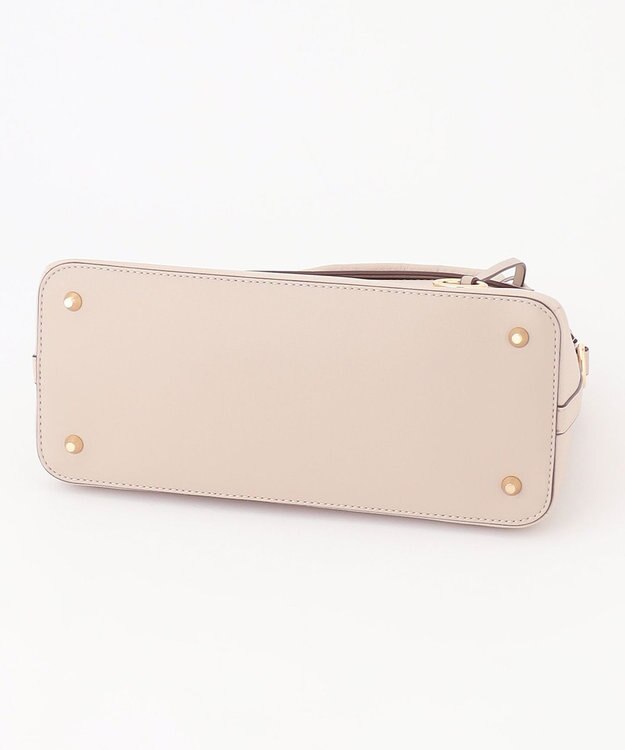 組曲 【ショルダーベルト付き】ボストンハンド バッグ ベージュ系