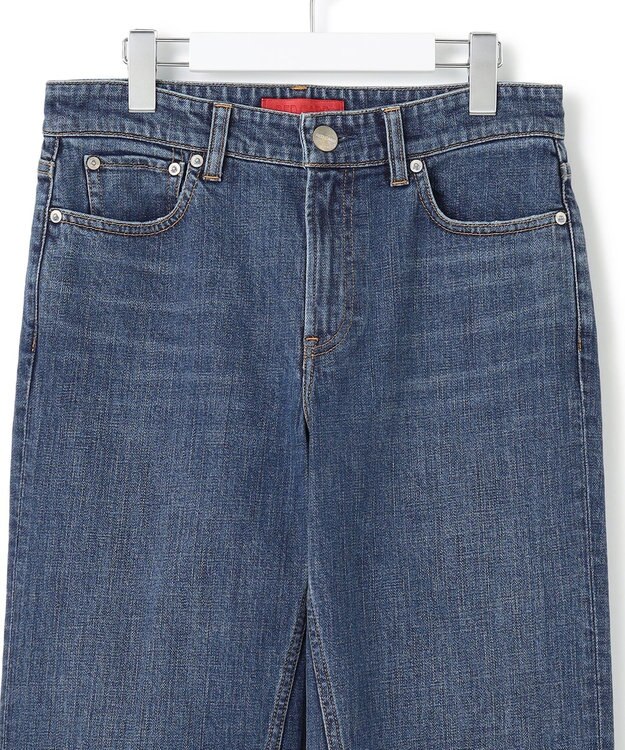 23区 【RED CARD TOKYO×23区】デニム ワイドパンツ ミッドブルー