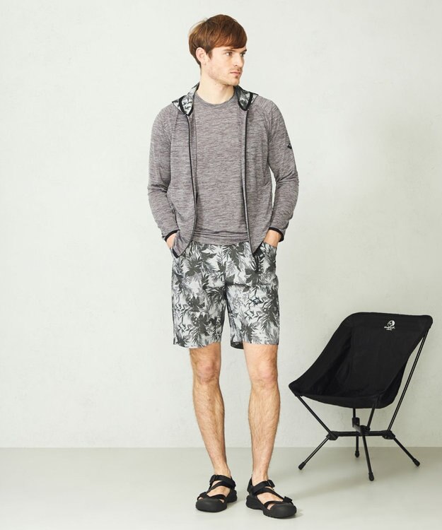 JOSEPH ABBOUD MOUNTAIN 【UNISEX】接触冷感 UV対策 クールスキンガードパーカー グレー系