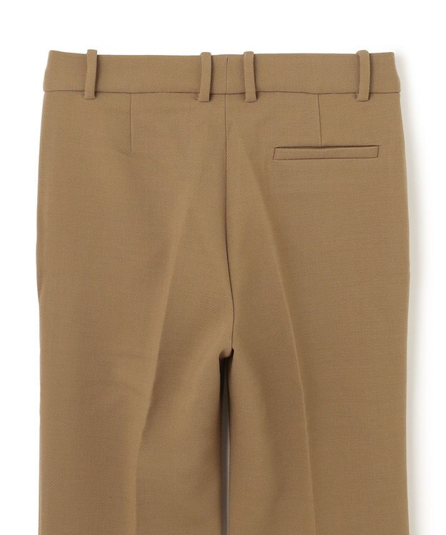 JOSEPH クレープウールストレッチ　フレアートラウザーズ Khaki