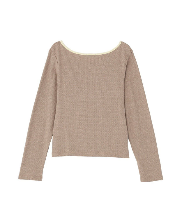 earth music&ecology 【2点SET】レイヤードバイカラーカットワンピース ベージュ