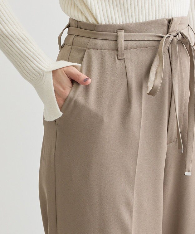 Green Parks ・ＥＬＥＮＣＡＲＥ　ＤＵＥ　カーブパンツ Gray Beige