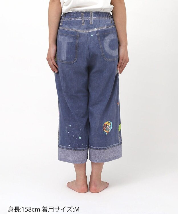 tsumori chisato SLEEP ツモリチサト ボトムス ルームウエア 8分丈 綿100%(本体) 楊柳素材 レディース UOT248 /ワコール コン