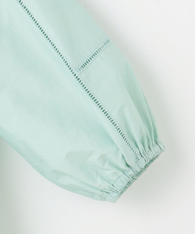 23区 【洗える】シャルマンエンブロイダリー ブラウス スモーキーグリーン系