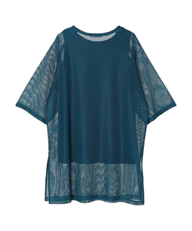 Green Parks ＳＥＴ２点メッシュラグランチュニック Blue Green