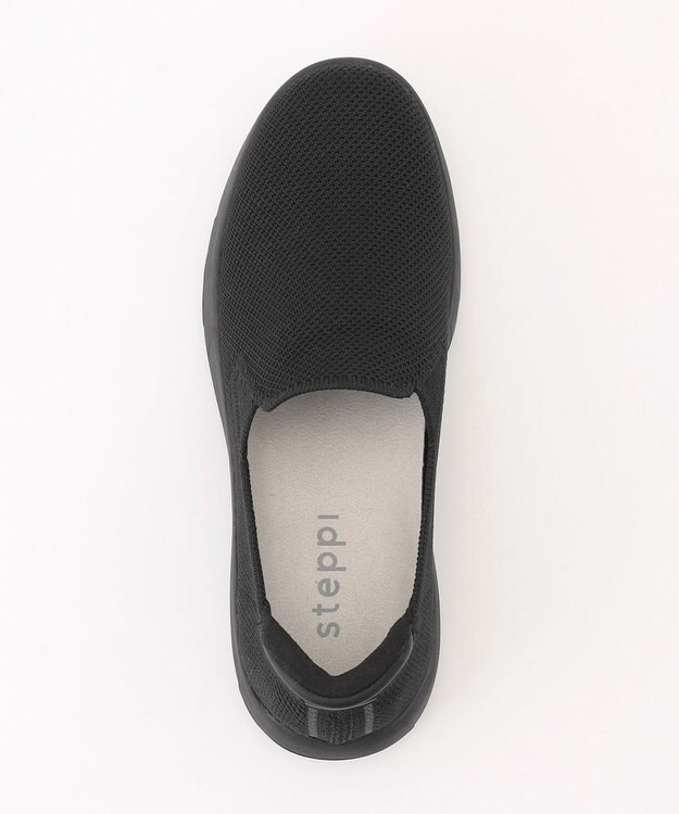 steppi 【撥水/抗菌防臭】多機能ニットシューズ（ウィメンズ向け） ブラック×ブラック