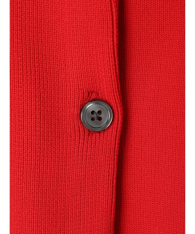 CRAFT STANDARD BOUTIQUE リサイクルポリエステルニットカーディガン Red