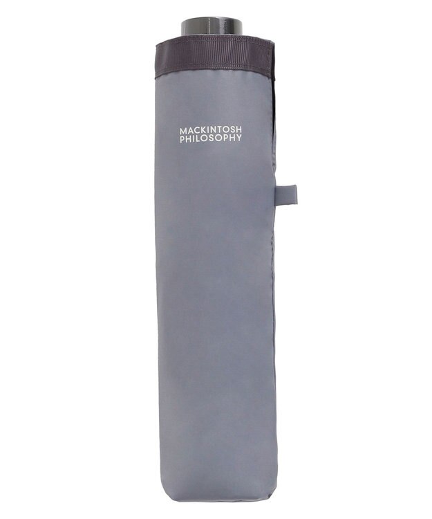 MOONBAT 【フワクール生地使用/軽量】MACKINTOSH PHILOSOPHY 遮光 晴雨兼用 折りたたみ日傘 グログラン グレー