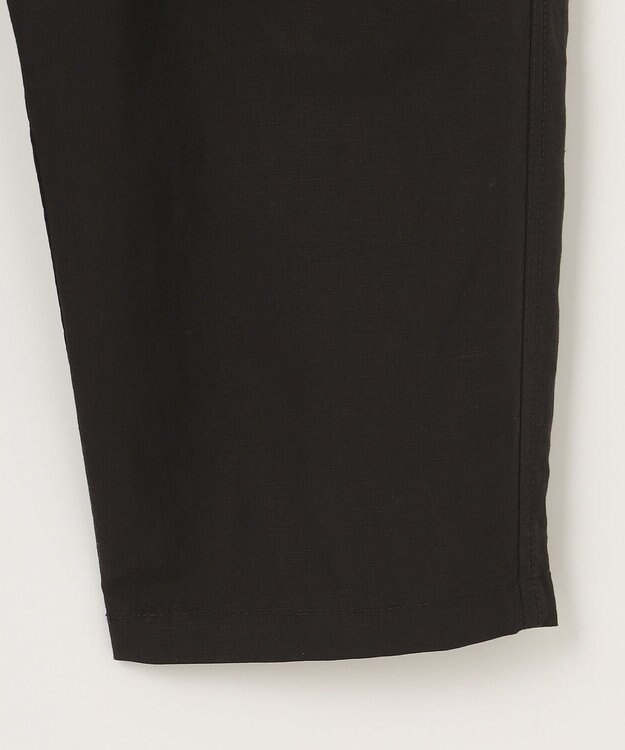 UNFILO MENS ライトリネン ワイドパンツ [23年春夏商品] ブラック