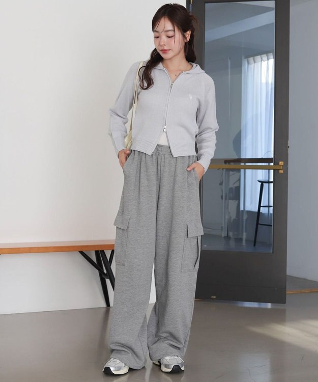 WEGO 【新色追加】別注USPOLOWZIPニットPK ブルーその他