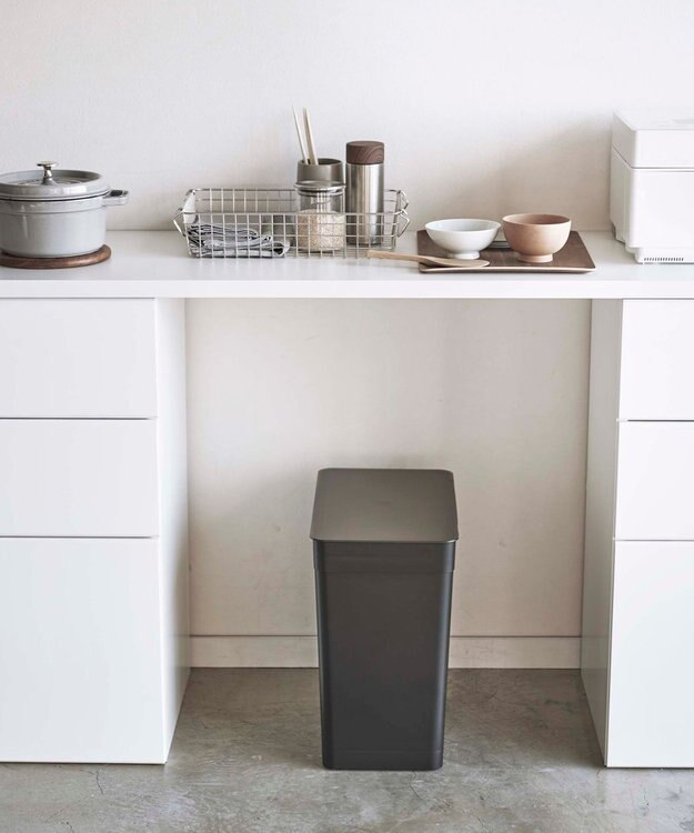 tower 密閉米びつ タワー 20kg 計量カップ付 ブラック ブラック