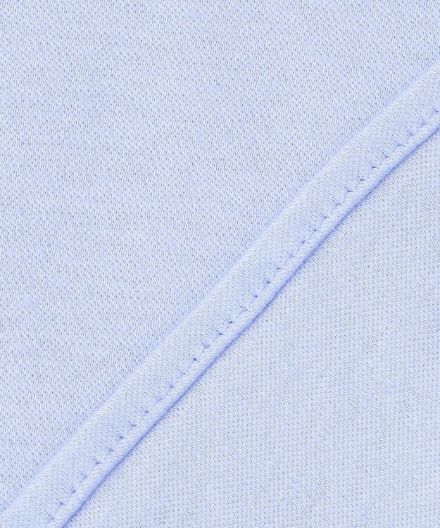 Feroux 【UVケア】フリルスリーブペプラム カットソー スカイブルー系