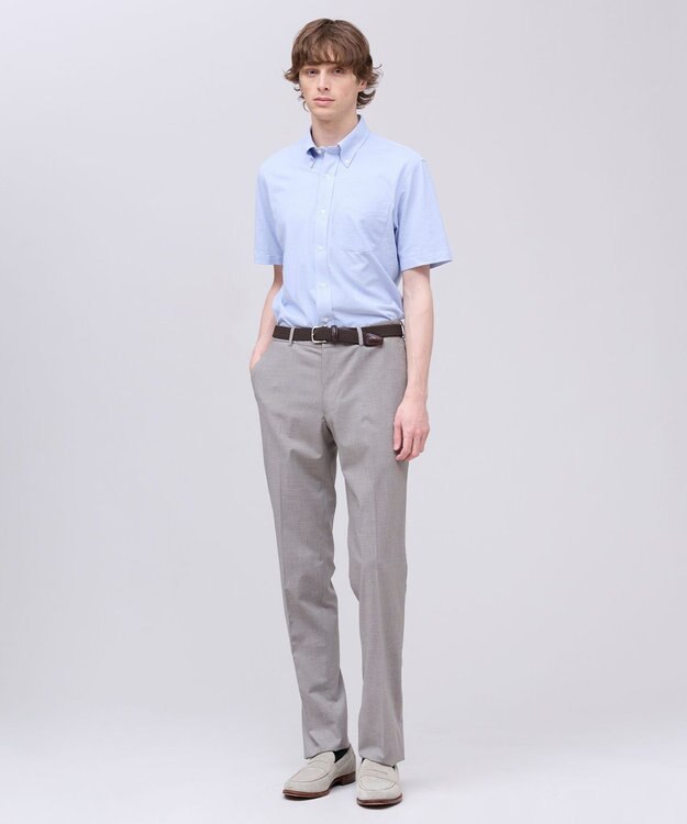 J.PRESS MEN 【セットアップ対応 / ストレッチ性 / 接触冷感 / 洗える】ニューコンセプトウール サマースラックス ベージュ系8