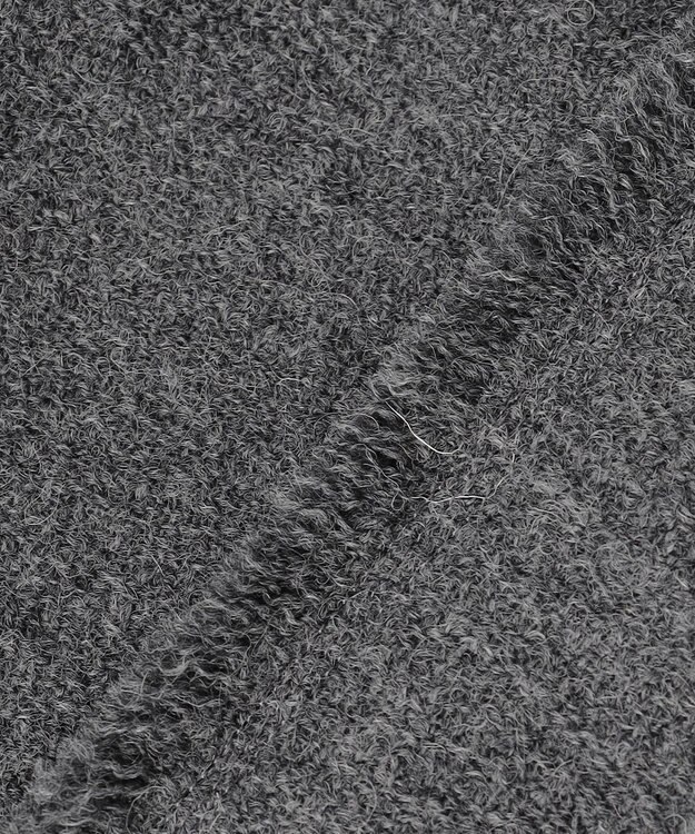 BEIGE， MILLAM / フェイクレザーパッチツイードジャケット Md Gray