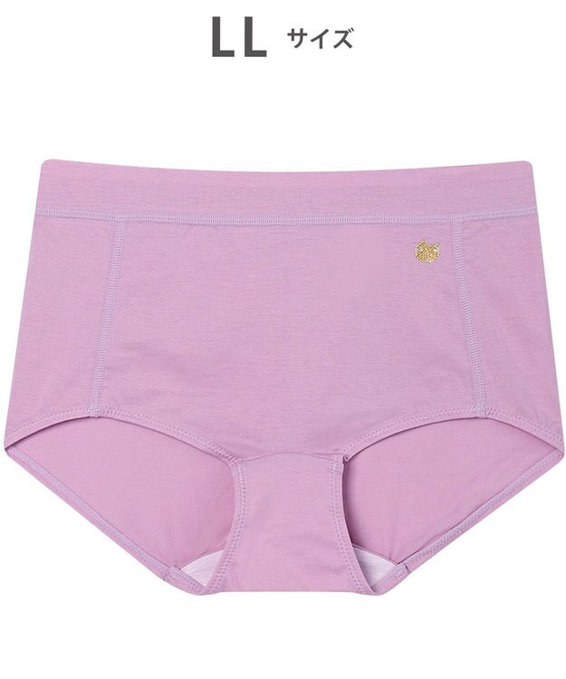tsumori chisato SLEEP ツモリチサト ショーツ 綿混ベア天竺素材(身生地) はきこみ丈ふつう レディース UPX401/ワコール パープル