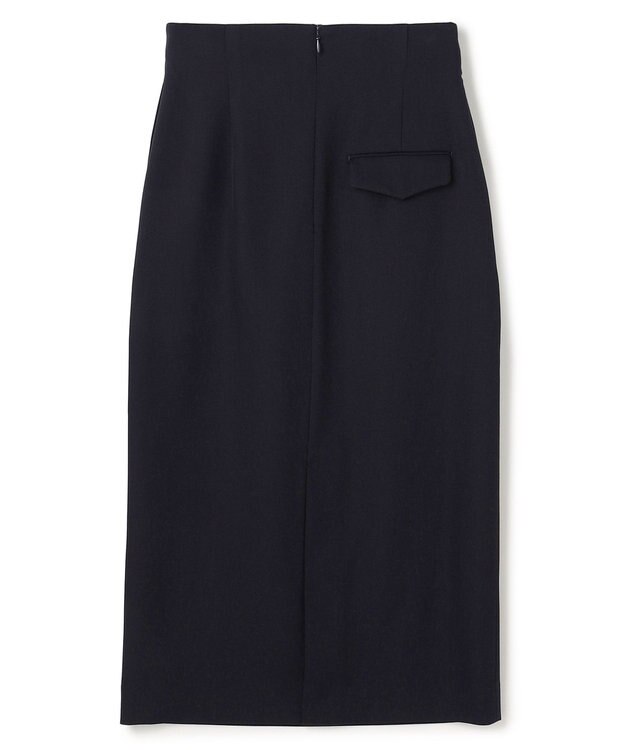 BEIGE， LAZUL / マリンボタンIラインスカート Navy