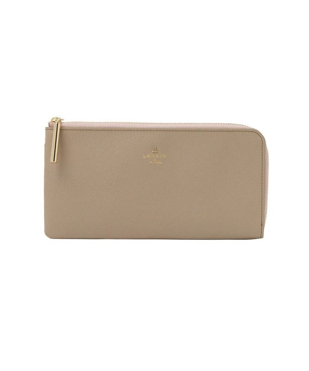 LANVIN en Bleu リュクサンブール Lファスナー長財布 オールドローズ