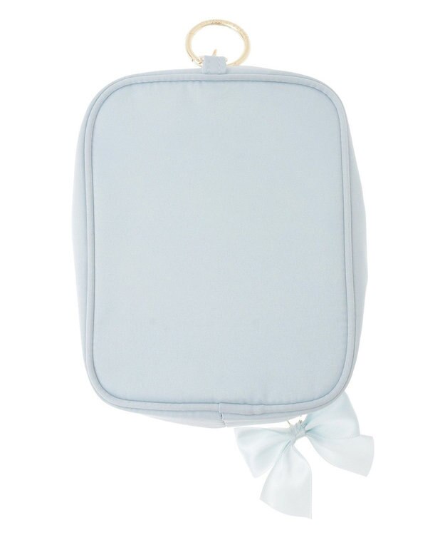 Maison de FLEUR リボンプリントクリアポーチ Light Blue