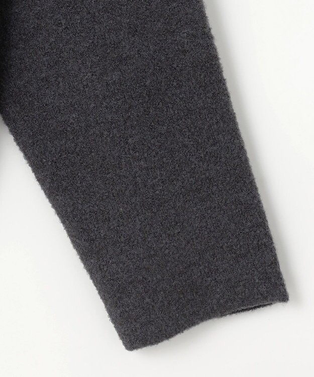 J.PRESS LADIES 【洗える】BOUCLE ニット アウター スレート系