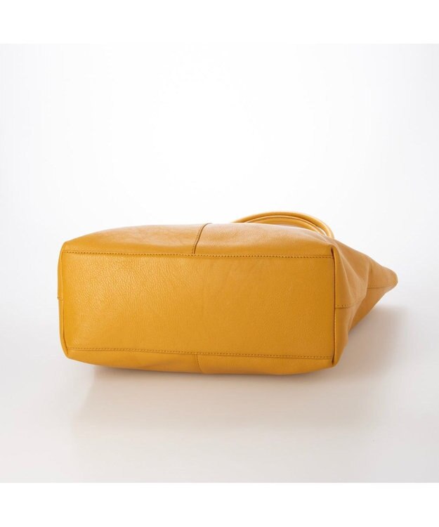 UNBILLION アトランタ ATLANTA / 牛革ハトメあおりトートL イエロー