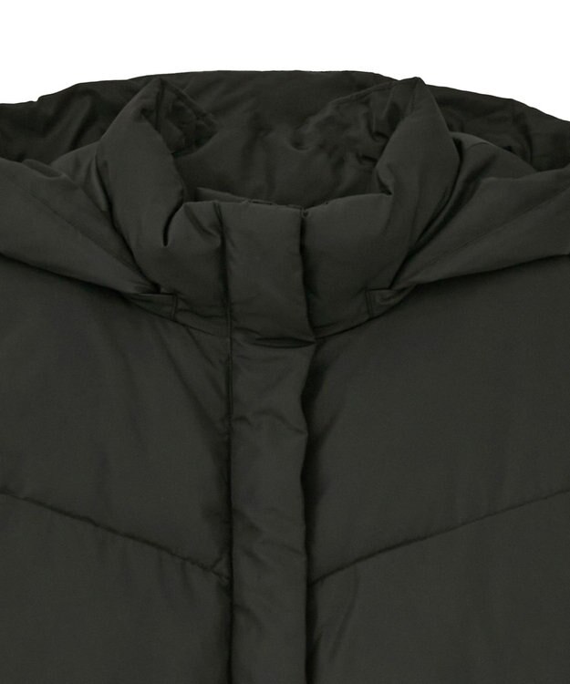 earth music&ecology 2WAYパファーブルゾン Black