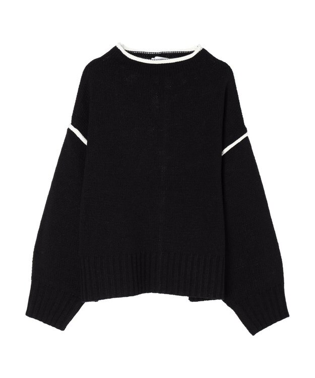 Green Parks ・Ｐｅｔｉｔ　Ｆｌｅｕｒ　ハイショクタートルニット Black