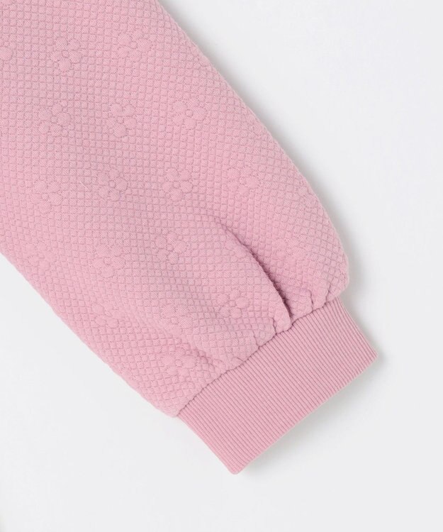 組曲 KIDS 【150-160㎝】フラワーキルト トレーナー ラベンダー