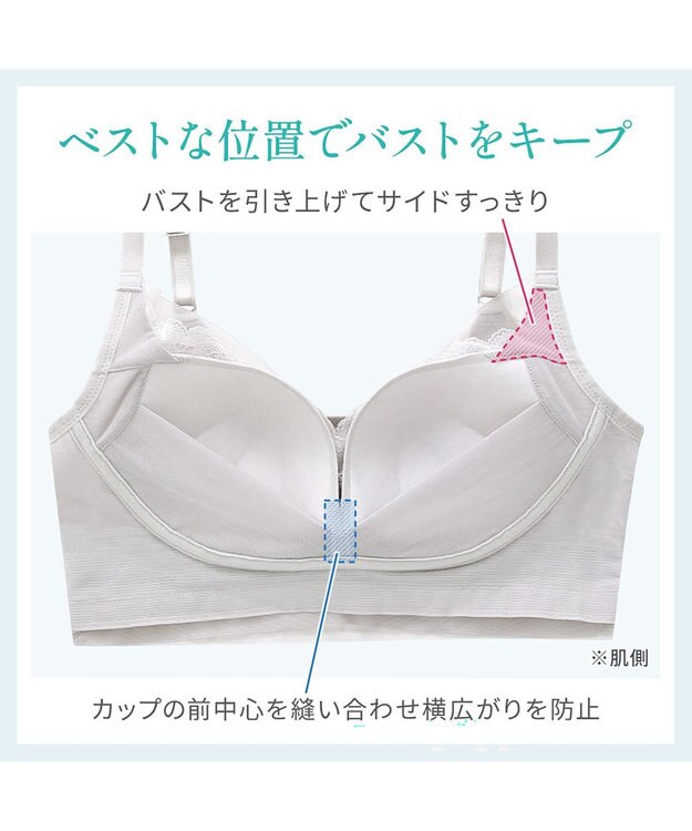 BRADELIS New York 【BRADELIS NewYork peace】　キャッチャーカップソフトエアーブラ26 ライトグレー