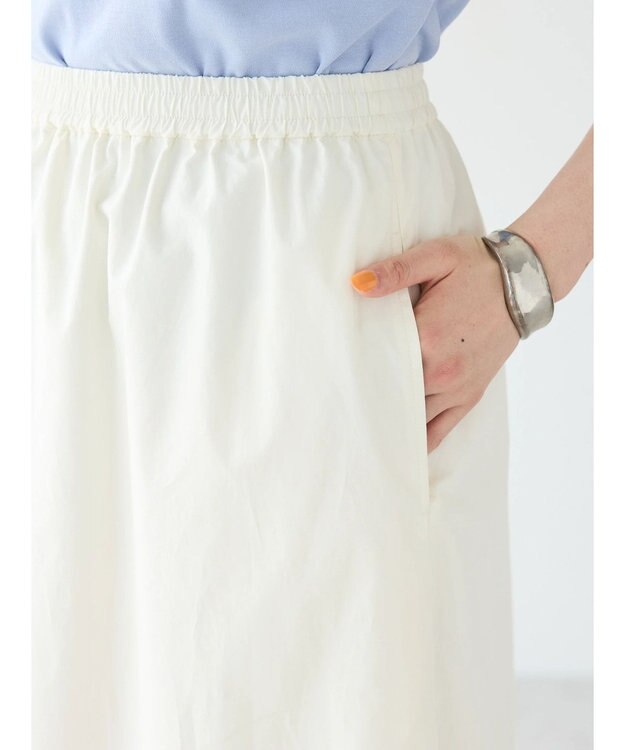 CRAFT STANDARD BOUTIQUE ティアードフレアスカート Ivory