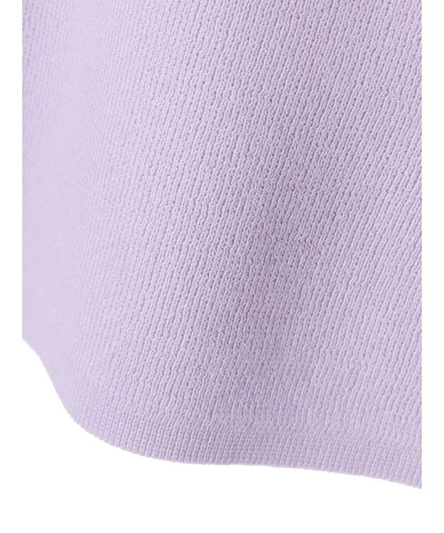 Green Parks 洗える　ボートネックニットプルオーバー Lavender